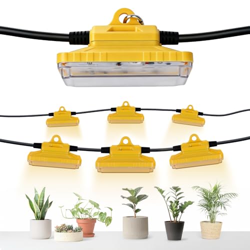EP Plant Growth String Lights - 8000 LM Full Spectrum LED Grow Lights for Indoor Plants, 22 Ft...