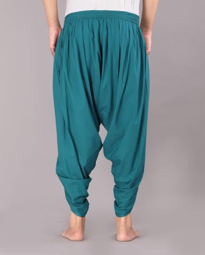 Image of Urali Men's Solid 100% Cotton Dhoti Pants - D100A