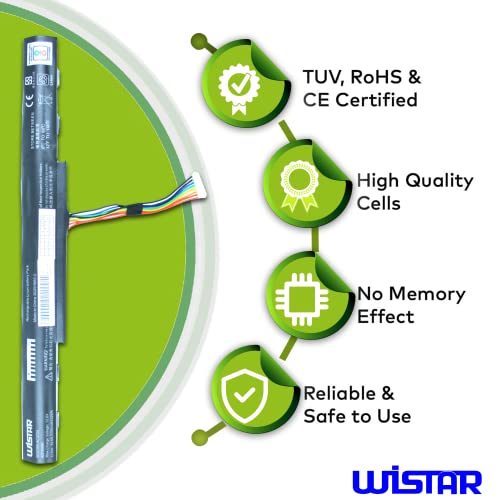 WISTAR AS16A5K AS16A7K AS16A8K Laptop Battery Replacement for Acer Aspire E15 E5-475 E5-475G E5-575 E5-575G E5-576 E5-576G E5-774 E5-774G F5-573,... - Image 2