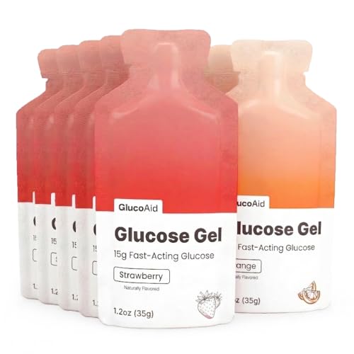 GlucoAid 15g Glucose Liquid Gel Variety 10 Pack