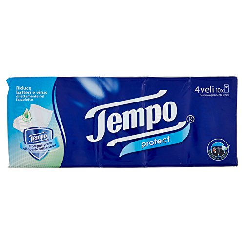 Tempo Fazzoletti Antibacteriële bescherming, 4 lagen, 10 verpakkingen - Image 4