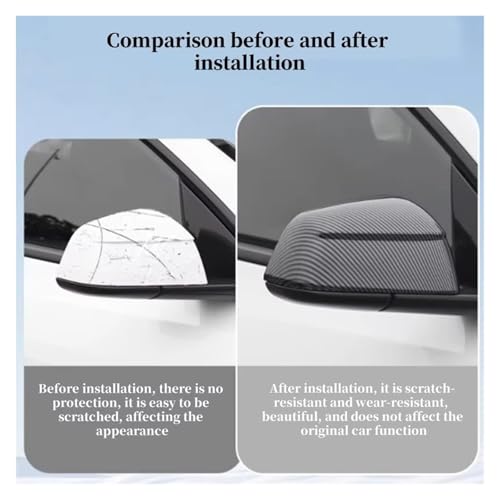 Rétroviseur extérieur Tesla Model Y Juniper cache en pâte pour look urbain chic