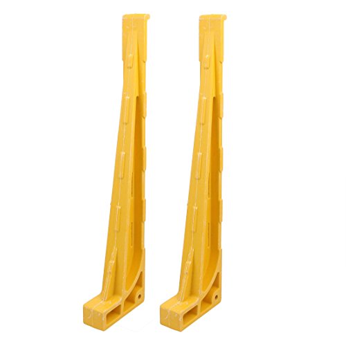 Aexit 2pcs High Strength FRP Cable Bracket 450mm Length Combined Type Yellow (a0c41e8ffef3f9685b3991f7bd1fa0a4)