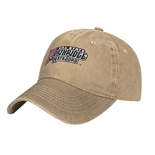 Cal State Northridge Matadors CSUN Classic Cowboy Hat Adjustable Baseball Cap Unisex Casual Sports Hat Natural