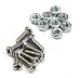 Integy RC Model C25047 T2 Mounting Hardware M2x6 Screws & Nuts (6) for Off-Road Hooks