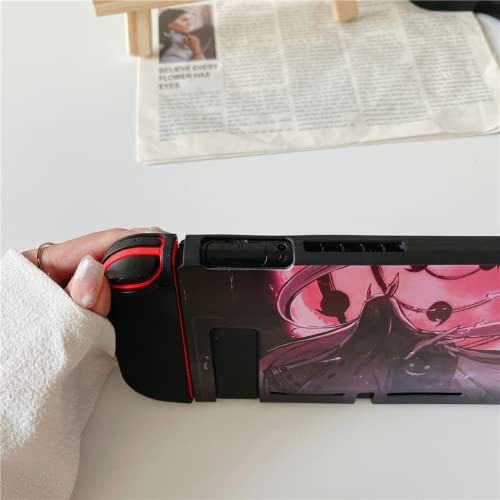 ENFILY Cute Soft Shockproof Ootutuki Kaguya Dockable Cover Case Compatible with Nintendo Switch, Dur