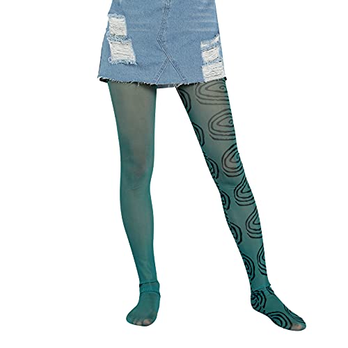 Women's Y2k Summer Autumn Long Stockings Girls Creative Pattern Print Tights Going Out Body Stockings Streetwear2