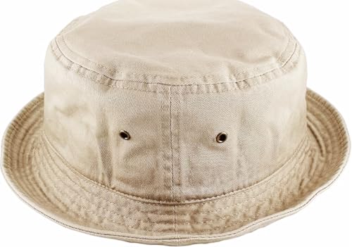 ANGELA & WILLIAM Youth Kids Washed Cotton Packable Bucket Travel Hat Cap2