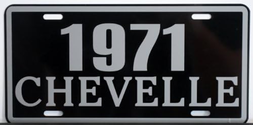 1971 71 Chevelle Year Novelty Reproduction Metal Sign Compatible with Chevy SS Super Sport 327 350 396 454 Hot Rod Muscle Car Classic Custom Collection Garage Bar Man Cave Shop Wall Art Gift