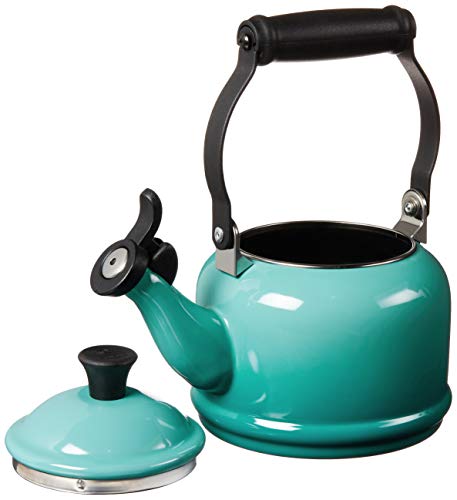 Chaleira Demi, Aço Esmaltado, Azul Caribe, Le Creuset
