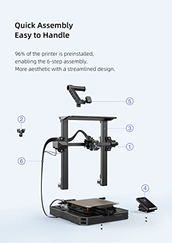Image of Creality K2 Plus & Combo 3D Printer, Multi Color Printing Max 600mm /s Fast Printing, New CFS, Build Volume 350 * 350 * 350mm (Ender-3 S1 Pro)