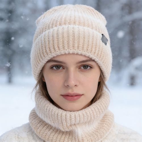 Gorro y bufanda con calefacción USB unisex protector para esquí 5