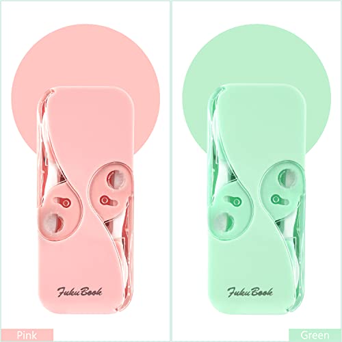 Portable Dental Floss Picks Dispenser Floss Holder Upgrade Automatic Travel Case Floss Dispenser Refillable Floss Box Professional Floss Pick Organizer For Teeth Cleaning (Pink+Green) #TOP6