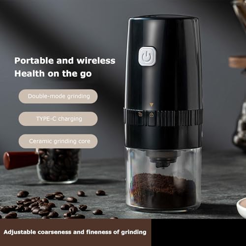 Moulin à café électrique rechargeable avec broyeur à grains secs - 8