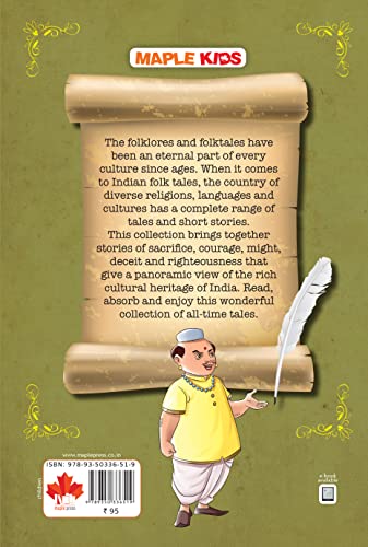 Image of Regional Folktales from India (Illustrated) - Stories from India - Story Book for Kids - Bedtime Stories - Children Story Book - Book for Kids 6+ ... Famous Illustrated (Famous Illustrated Tales)