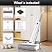 JONR S20 Pro FlexReach Wet Dry Vacuum Cleaner, 180° Lie-Flat Cordless Vacuum Mop All-in-One for Hard Floors, Floor Cleaner Machine with Self Propelled, 0.1Inch Edge Cleaning, One-Step Cleaning, White