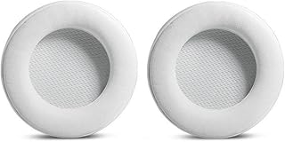 Virtuoso RGB Upgraded Noise Cancelling Foam Earpads Almofadas de ouvido bastante confortáveis para Corsair Virtuoso XT/Virtuoso RGB/Virtuoso RGB sem fio SE fones de ouvido, espessura adicionada fones de ouvido (Branco)