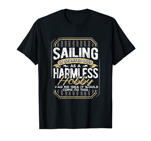 Regalos divertidos de hobby de marinero de vela para hombres Camiseta