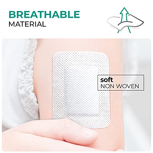 Medrull Steriler Wundverband 6x7 cm Sterile Wundpflaster ULTRA PORE Starke Klebekraft - Schützt bei Schnittwunden & Kratzern Pflaster Einzeln verpackt 50 Stück