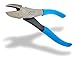 Channellock 447 GIDDS2-821226 Curved Jaw Diagonal Cutting Plier Grey/Blue, 7.5-Inch Curved Diagonal