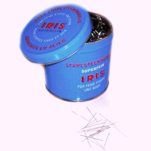 BAIJAC Replacemelt for Iris 1-1/4" Super Fine Tailoring Dressmaker Straight Pins - 5,000 Pcs.