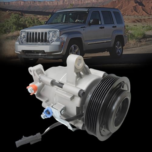 Image of AC Compressor with Clutch for Liberty 2006-2008,for Nitro 2007-2008 3.7L