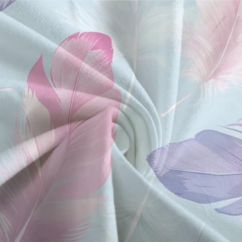 Housse de couette 200x200 plumes parure de lit 3 pièces microfibre