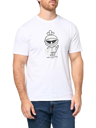 Karl Lagerfeld t-shirt manches courtes homme motif cachemire tendance été