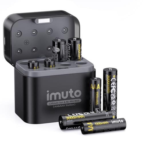 【充電池要らず】動作確認済み　訳あり　MJ15 Amazon | imuto リチウム＆ニッケル水素充電池 同時充電可能 1.5V 急速