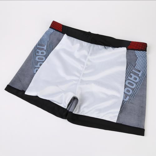 Men's Flat cornered Plus Fat Adult Men's Swimsuit hot Spring Plus Size Swimming Pants XL, 1pack, red2