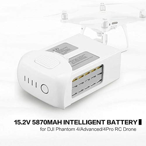 Miniatura 3 de NC 15.2V 5870mAh, batería de repuesto de vuelo inteligente de polímero de litio para DJI Phantom 4 Series, más dos pares de hélices 9455S Combo para