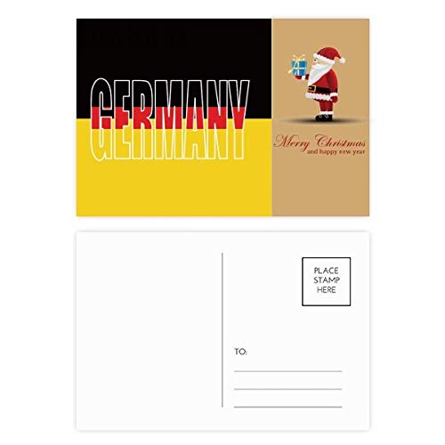Cartes postales Allemagne avec nom du drapeau lot de 20 pour collectionneurs