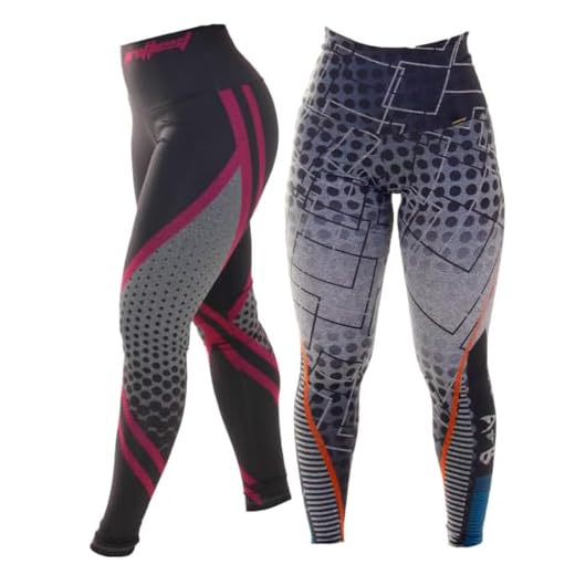 Kit com 2 Leggings Mescla Sublimadas Cintura Alta Suplex (P, Estampados)