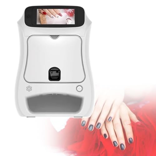 Professional Nail Art Painting Machine, Digital Nail Art Printer,Visual Design, Manually Adjust Printing Effect, Printable Patterns/Text/Shapes