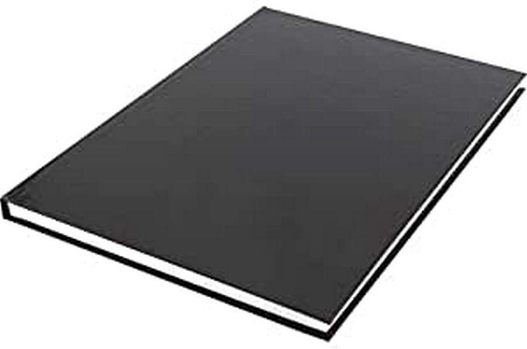 Kangaro K-5564 Szkicownik z Twardą Oprawą, Czarny, A4