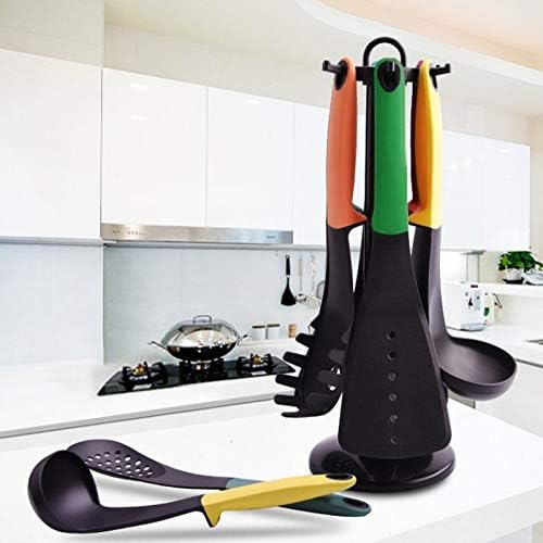 6Pc/Set Nylon Non-Stick Cooking Utensils Heat-Resistant Kitchen Tools Spoon Egg Separator Spatula Cook Shovel Sets