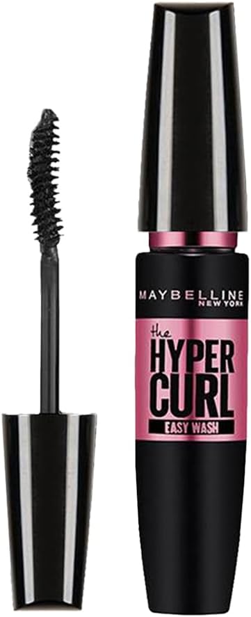 Maybelline Volum Express Hypercurl Plain Black Wash off easily Mascara