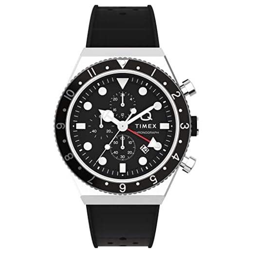 Timex Reloj Cronógrafo para Hombres de Cuarzo con Correa en Caucho TW2V70000