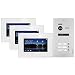 Produktbild Balter EVO Video Türsprechanlage  Touchscreen 7 Zoll Monitor  Türstation für 3 Familienhaus Türklingel  2-Draht Bus  150° Weitwinkel-Kamera