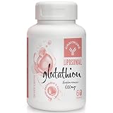 Liposomales Glutathion Ergänzung 1000mg, reduzierte Glutathion Softgele mit Vitamin C, Immunsystem, glutenfrei, gentechnikfrei und besserer Absorption, L-Glutathion 60 Kapseln pro Flasche