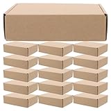 Didiseaon 20 Pcs Small Corrugated Paper Shipping Boxes 3-layer Thick Cardboard Mailer Boxes for Packaging and Moving 15x10x4cm Empty Packing for Industrial Use