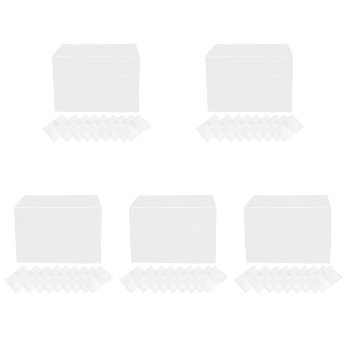 Angoily 5 Ensembles Porte Étiquettes Pvc Transparent Rigide Support De Prix Pour Étagère Magasin Bibliothèque Affichage Promotionnel 10 Pièces * 5