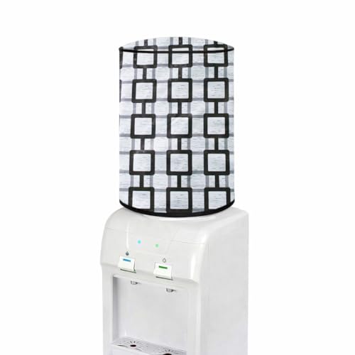 Image of Multicolor 20 Litre Water Dispenser Bottle Cover | Waterproof & Dustproof PVC Fabric | Reusable Protective Cover for 20L Water Can (geometric-17)