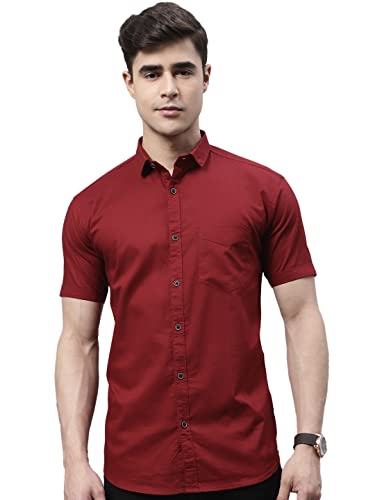 Image of Majestic Man Men's Cotton Slim Fit Shirt