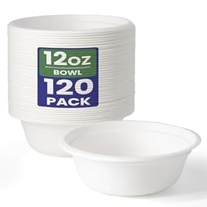 GreFusion Ultra Weiß Papierschalen 350ml 120 Stück