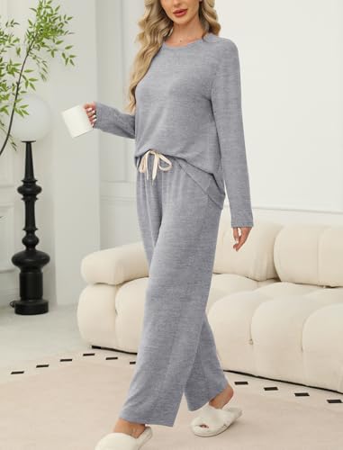 SAMPEEL Pajamas for Women Set Comfy Lounge Sets Two Piece Long Sleeve Cute Pjs Soft Sleepwear Winter Clothing - Image 3