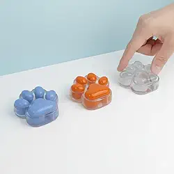 Patinha Cachorro Gato Taba Squishy Brinquedo Fidget Antistress Transparente (Colorido)