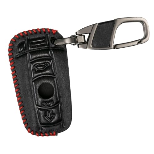 Étui pour clé BMW Série 1 3 5 E60 E90 avec porte-clés intégré