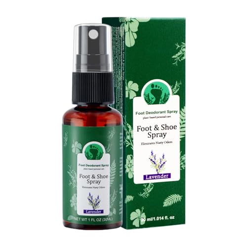 Spray De Cuidado De Los Pies, Spray De Tratamiento De Pies, Desodorante De Zapatos A Base De Hierbas, Natural Y Amigable Para La Piel, Conveniente Y Portátil, 2.9x10.1cm, Perfecto Para Hombres Y Mujer