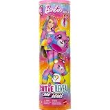 Barbie Cutie Reveal Lalka i akcesoria Troskliwe Misie Seria 2 Zestaw z lalką w kostiumie Misi Bliskie Serce i z 10 niespodziankami, w tym zmianą koloru i minimisiem, zabawka 3+, JFV60